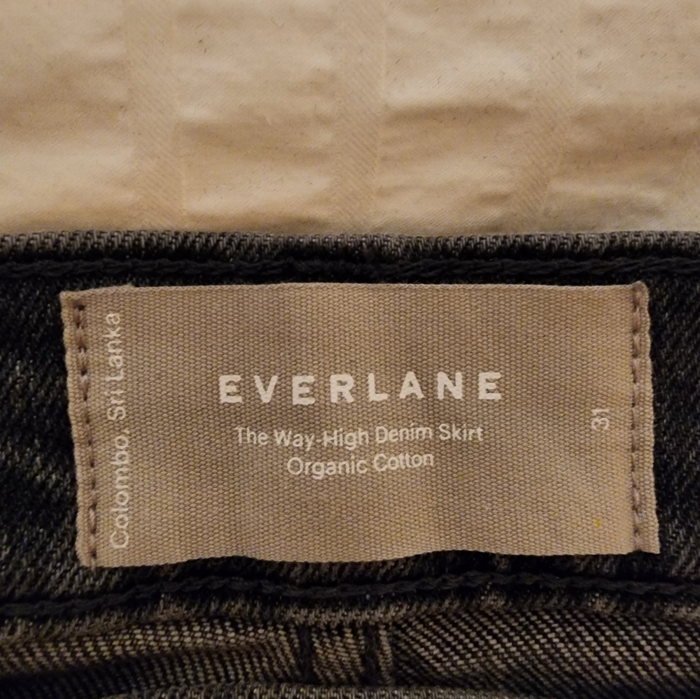 The Perfect Denim Mini: Everlane Way-High - Size 31 - Picture 2 of 6
